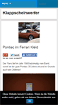 Mobile Screenshot of klappscheinwerfer.at